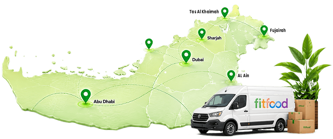 Free delivery across the UAE map with FitFood van