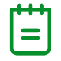 Health assessment clipboard icon