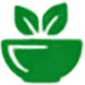 Balanced lifestyle bowl icon